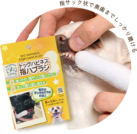 犬用歯ブラシ ドッグハピネス指ハブラシ – PET HAPPINESS 公式